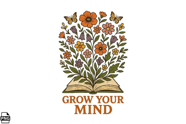 Positive Quotes Grow Your Mind Printable File Sublimation Creativedesigntee 