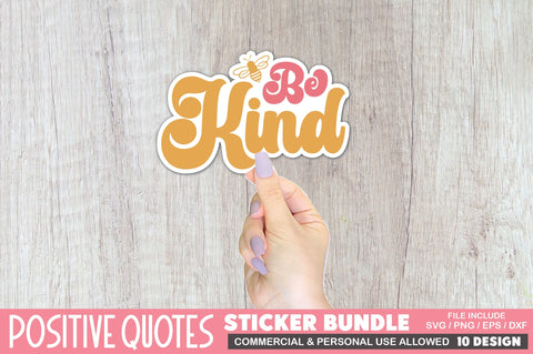 Positive Quotes Sticker Bundle SVG Ariyan 