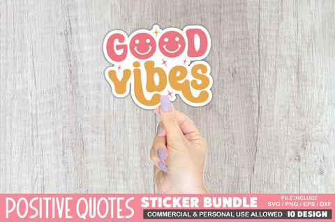 Inspirational Quotes Stickers Bundle - So Fontsy
