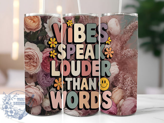 Positive Vibes Mindfulness Tumbler, Motivational Tumbler, Self Care Present, Positive Vibes Design, Mindfulness Gift, Empowerment Tumbler, Wellness Accessories Sublimation ToriDesigns 