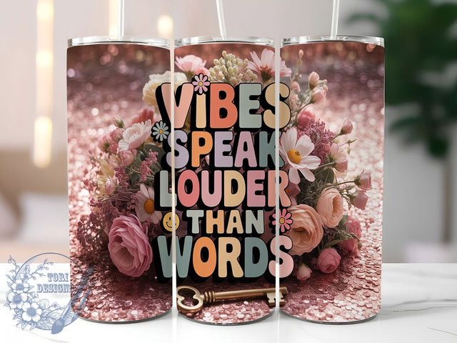 Positive Vibes Mindfulness Tumbler, Motivational Tumbler, Self Care Present, Positive Vibes Design, Mindfulness Gift, Empowerment Tumbler, Wellness Accessories Sublimation ToriDesigns 