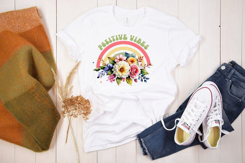 Positive Vibes PNG Sublimation Transfers Sublimation CraftLabSVG 
