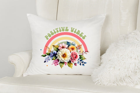 Positive Vibes PNG Sublimation Transfers Sublimation CraftLabSVG 