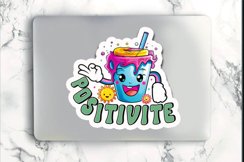 Positivitea Sticker Design Sublimation Regulrcrative 