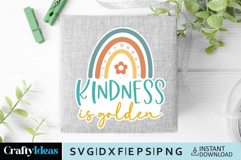 Positivity Printable stickers Bundle SVG Crafty Ideas 