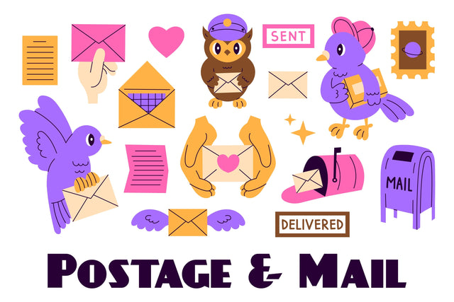 Postage & Mail PNG Clipart Sublimation Rin Green 