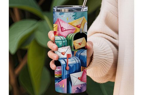 Postal Worker 20oz Tumbler Wrap Sublimation DesignSVG 