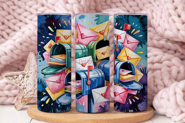 Postal Worker 20oz Tumbler Wrap Sublimation DesignSVG 