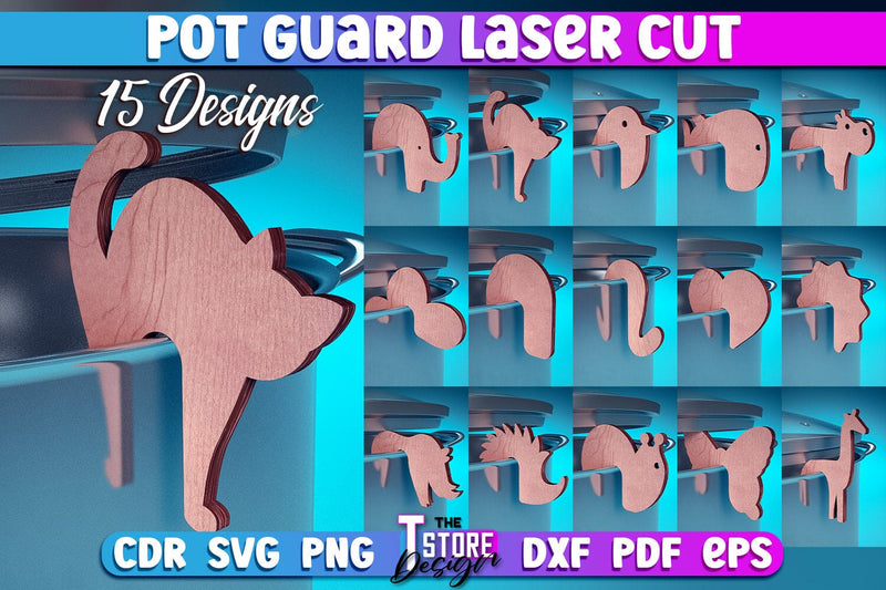 Pot Guard Laser Cut Design | Home Design | CNC Files SVG The T Store Design 