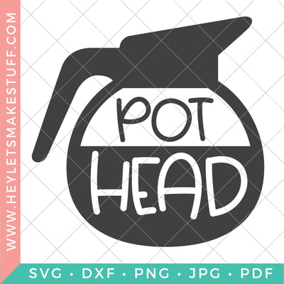 Pot Head SVG Hey Let's Make Stuff 