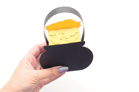 Pot of Gold Box SVG 3D Paper Risa Rocks It 