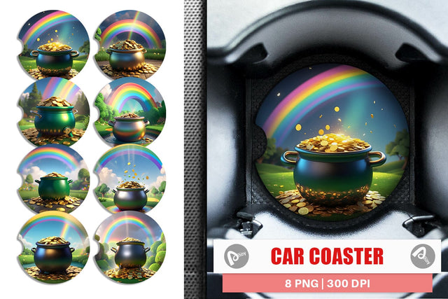 Pot of Gold Patrick's Day Sublimation artnoy 