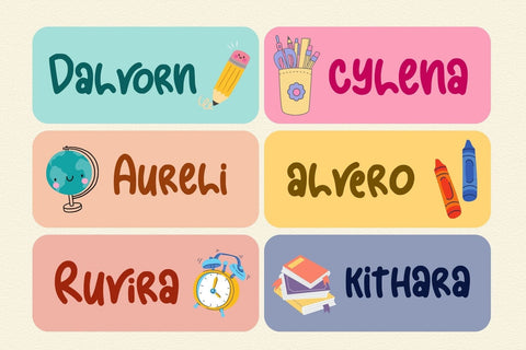 Povie Font Sakha Design Studio 