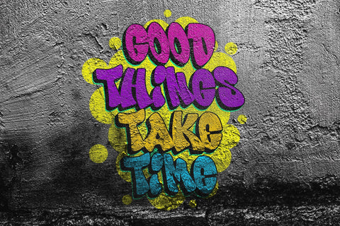 Power Blank | Bold Layered Graffiti Font Font Mozzatype 
