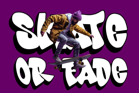 Power Blank | Bold Layered Graffiti Font Font Mozzatype 