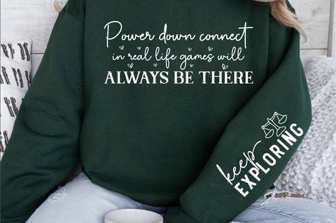 Power down connect in real life games Sleeve SVG Design SVG Designangry 