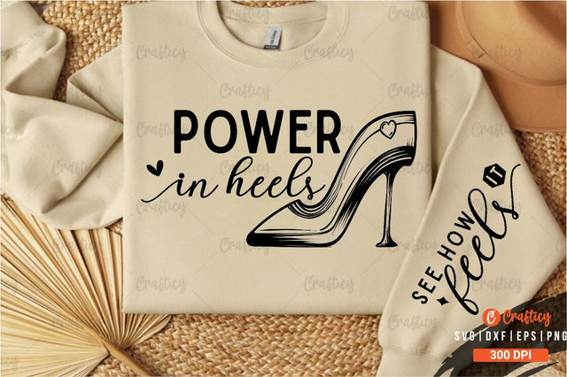 Power in heels Sleeve SVG Design SVG Designangry 