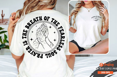 Power of prayer Front and Back SVG T shirt Design SVG Designangry 