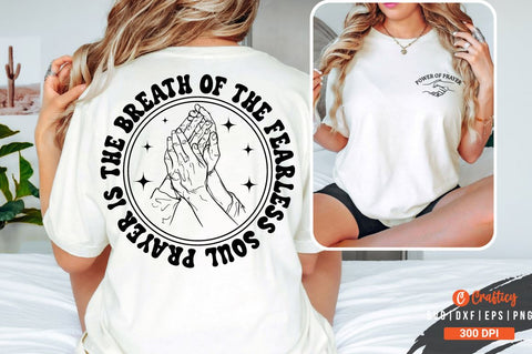 Power of prayer Front and Back SVG T shirt Design SVG Designangry 