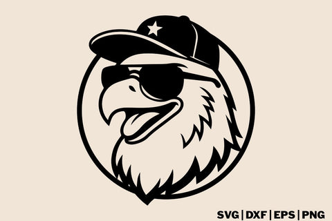 Powerful American Bald Eagle SVG | Patriotic Eagle Clipart SVG Sublimatiz Designs 