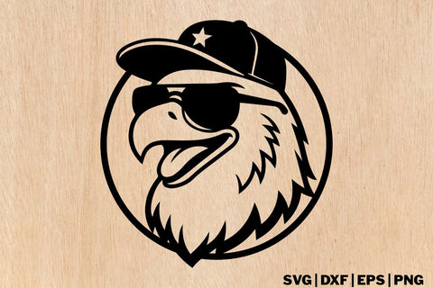 Powerful American Bald Eagle SVG | Patriotic Eagle Clipart SVG Sublimatiz Designs 