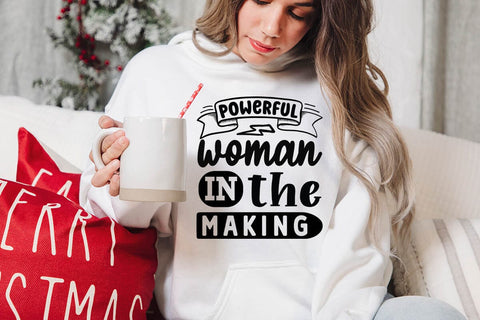 Powerful woman in the making-01 SVG Angelina750 
