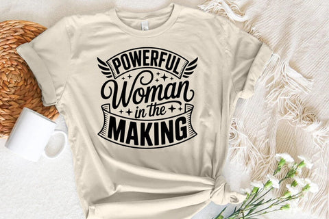 Powerful woman in the making SVG Angelina750 