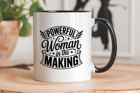 Powerful woman in the making SVG Angelina750 