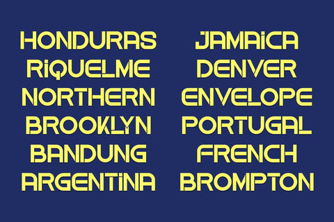 Powery - Sporty Display Font Font StringLabs 