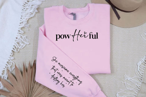 Powherful Sleeve Svg Design SVG Designangry 