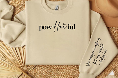 Powherful Sleeve Svg Design SVG Designangry 