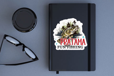 Pratama fun Fishing Sticker Design Sublimation Regulrcrative 