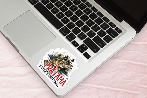 Pratama fun Fishing Sticker Design Sublimation Regulrcrative 