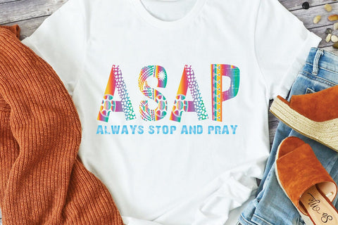 Pray GOD Sublimation T-shirt Design | Christian Quote PNG Sublimation zoellartz 