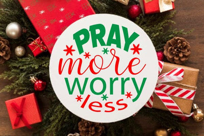 Pray more morry less SVG Angelina750 