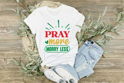 Pray more morry less SVG Angelina750 