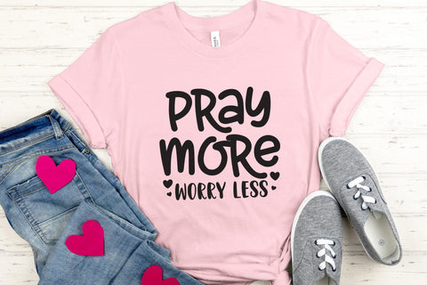 Pray More Worry Less - Faith SVG SVG CraftLabSVG 