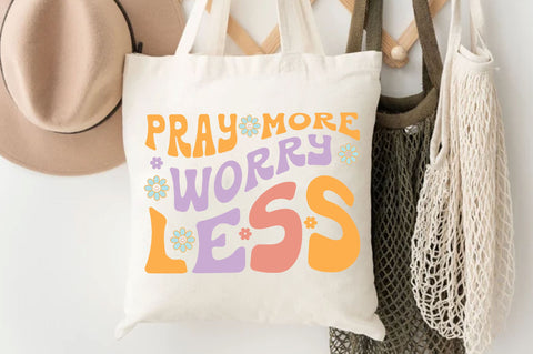 Pray more worry less Svg Design SVG Regulrcrative 