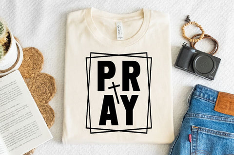 Pray Sleeve SVG Design, Christian Sleeve SVG, Faith SVG Design, Jesus Sleeve SVG SVG Regulrcrative 