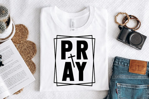 Pray Sleeve SVG Design, Christian Sleeve SVG, Faith SVG Design, Jesus Sleeve SVG SVG Regulrcrative 