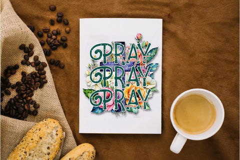 Pray Through It On It Over It Sublimation Sublimation Jagonath Roy 
