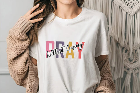 Pray Without Ceasing SVG Angelina750 