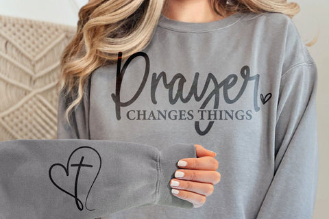 Prayer Changes Things SVG: Bible Verse, Faith, Religious SVG DesignDestine 