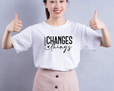 Prayer Changes Things Svg, Christian Svg, Created With a Purpose Svg, Worthy Svg, You Matter Svg, Religious Svg, Faith Svg, Jesus Svg SVG DesignDestine 
