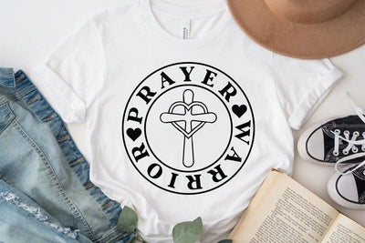 Prayer Warrior SVG Angelina750 
