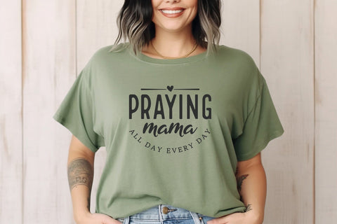 Praying Mama Svg Png Files, Mom Svg, Love Like Jesus Svg, Mom Life Svg, Mom Mode Svg, Mother's Day Svg, Religious Svg, Faith Svg, Christian Svg SVG DesignDestine 