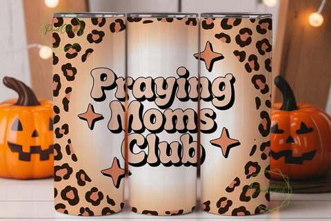 Praying Moms Club 20oz Tumbler Sublimation PixelChick 