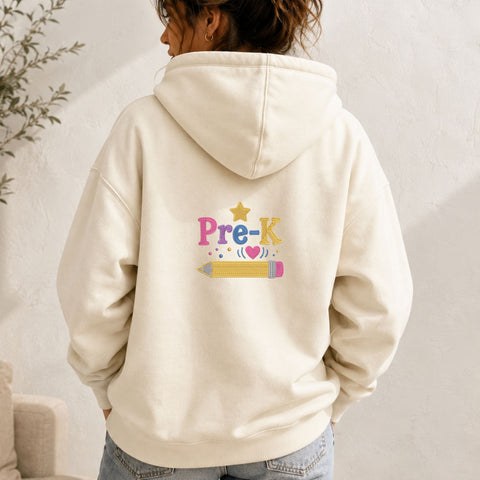 Pre-K Pencil Machine Embroidery Design – Preschool Back to School Embroidery File Embroidery/Applique DESIGNS PatternFeed8 