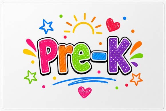 Pre-K PNG | Colorful School Sublimation Design SVG BillahCrafts 