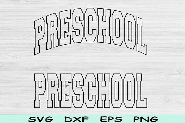 Pre School Svg Cut Files, Pre School Png, Pre K Svg Files For Cricut, Back To School Svg, Pre School Shirt Svg Sublimation Digital Designs SVG TiffsCraftyCreations 